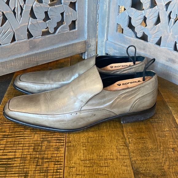 Mikekonos Mens Grey Loafer Size 10 - Picture 3 of 7